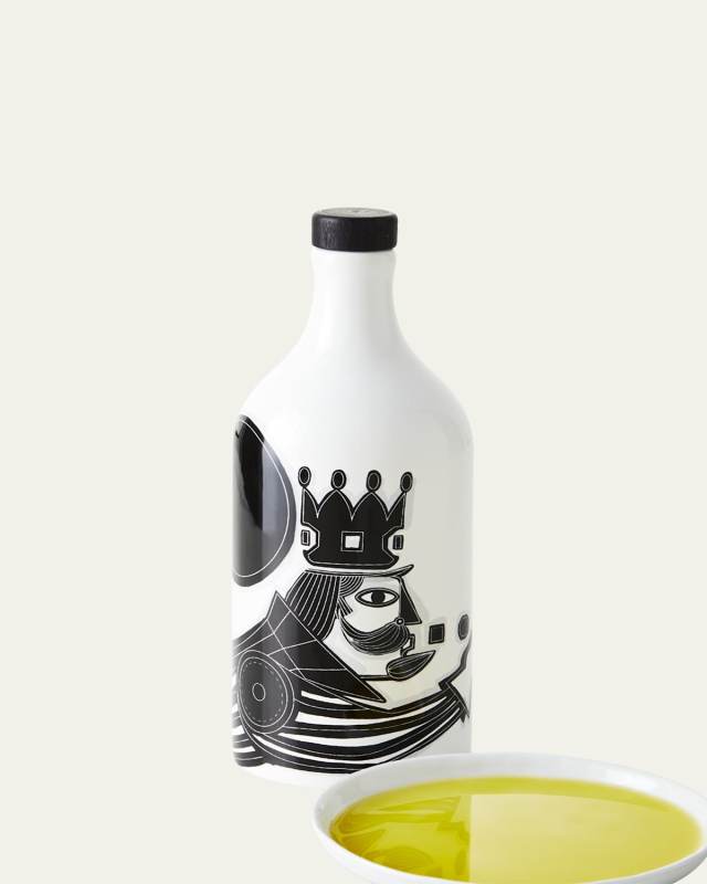 Limited Edition King Olive Oil in Handmade Ceramic Jar